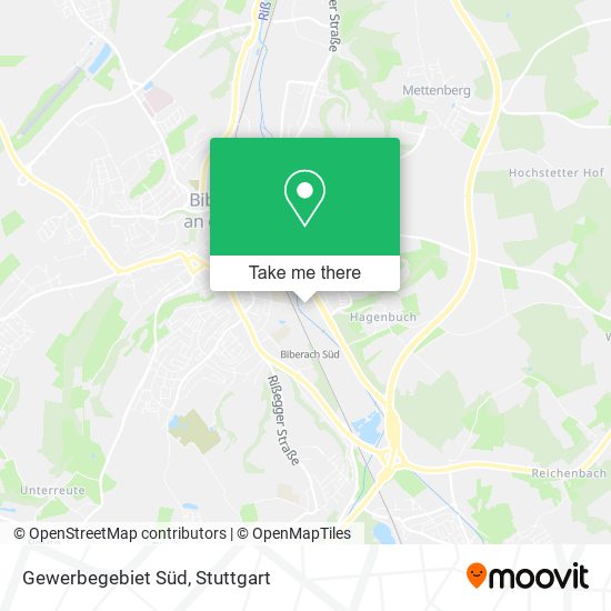 Gewerbegebiet Süd map