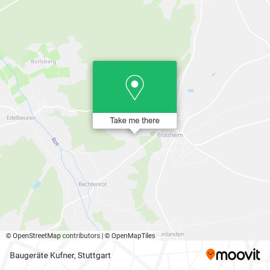 Baugeräte Kufner map