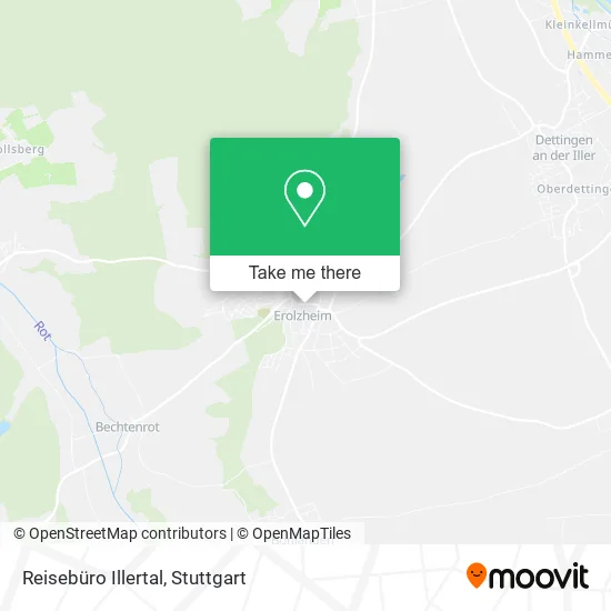 Карта Reisebüro Illertal