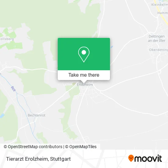 Карта Tierarzt Erolzheim