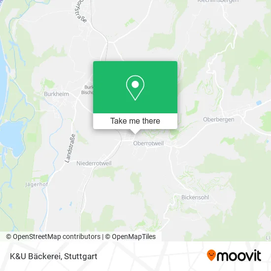 Карта K&U Bäckerei