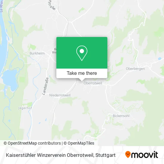 Карта Kaiserstühler Winzerverein Oberrotweil