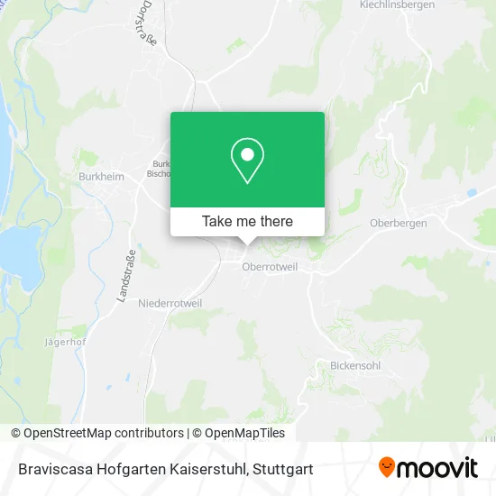 Карта Braviscasa Hofgarten Kaiserstuhl