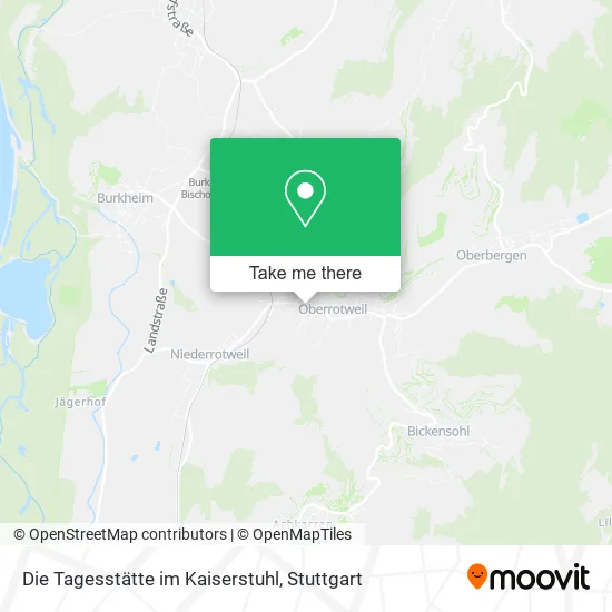 Карта Die Tagesstätte im Kaiserstuhl