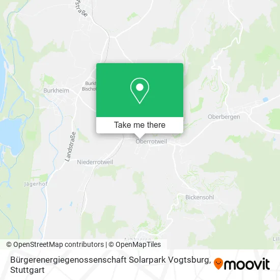Карта Bürgerenergiegenossenschaft Solarpark Vogtsburg