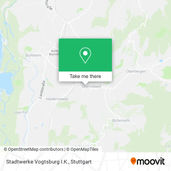 Карта Stadtwerke Vogtsburg I.K.