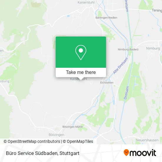 Карта Büro Service Südbaden
