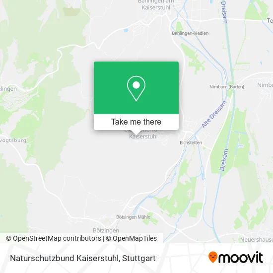 Карта Naturschutzbund Kaiserstuhl