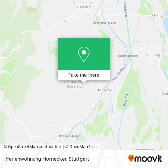 Карта Ferienwohnung Hornecker