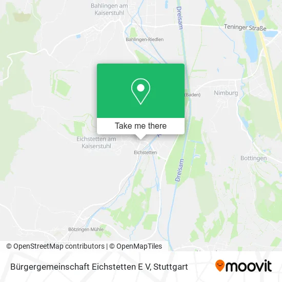 Карта Bürgergemeinschaft Eichstetten E V