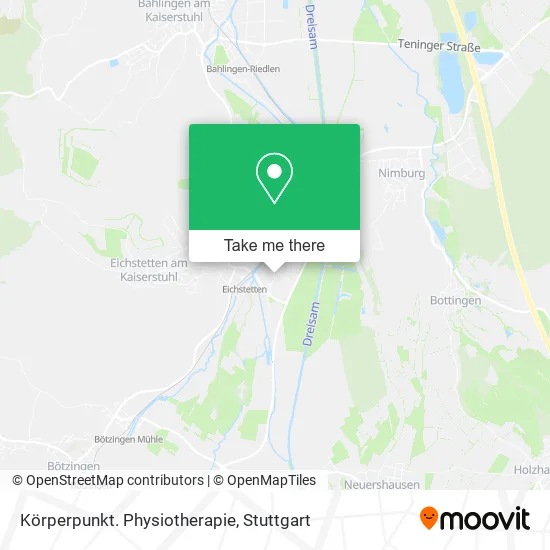 Карта Körperpunkt. Physiotherapie