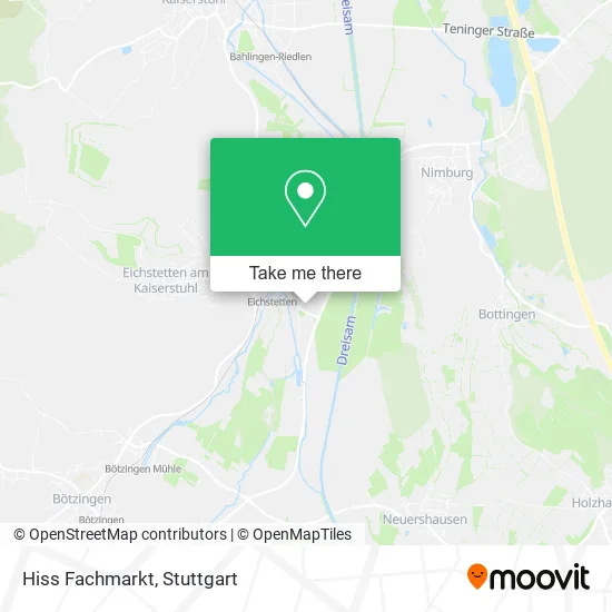 Карта Hiss Fachmarkt