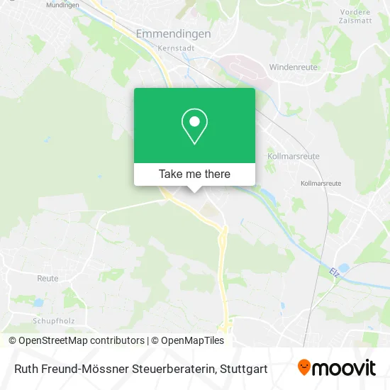 Карта Ruth Freund-Mössner Steuerberaterin