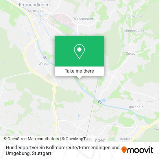 Hundesportverein Kollmarsreute / Emmendingen und Umgebung map