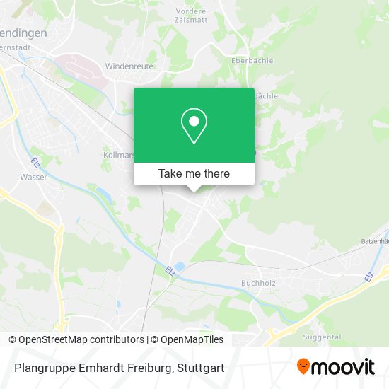 Plangruppe Emhardt Freiburg map