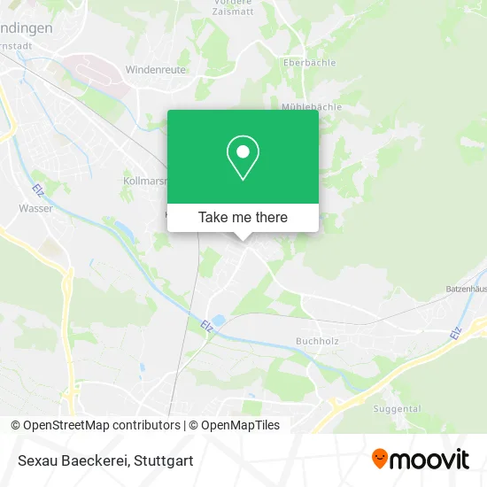 Карта Sexau Baeckerei