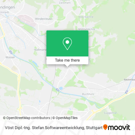 Карта Vöst Dipl.-Ing. Stefan Softwareentwicklung