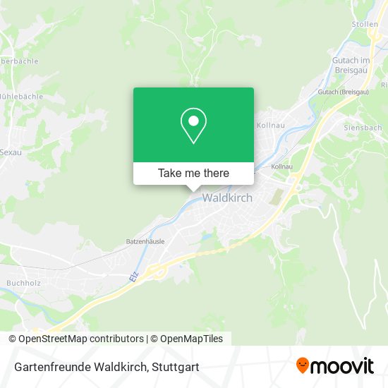 Карта Gartenfreunde Waldkirch