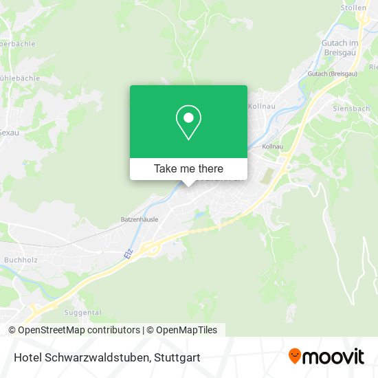 Hotel Schwarzwaldstuben map