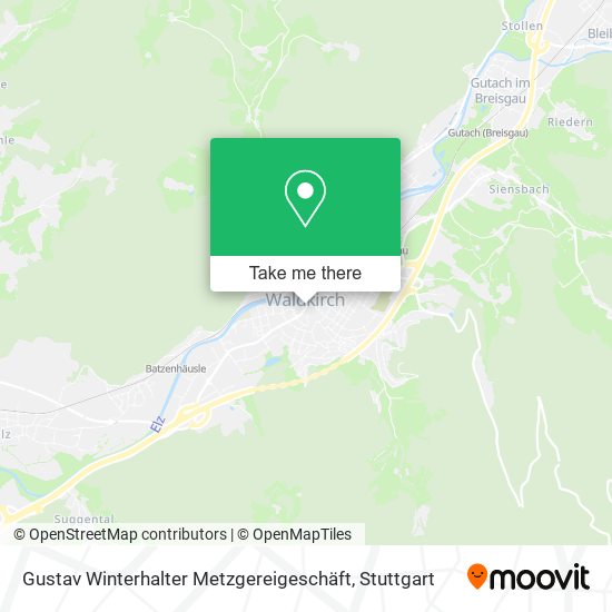 Gustav Winterhalter Metzgereigeschäft map