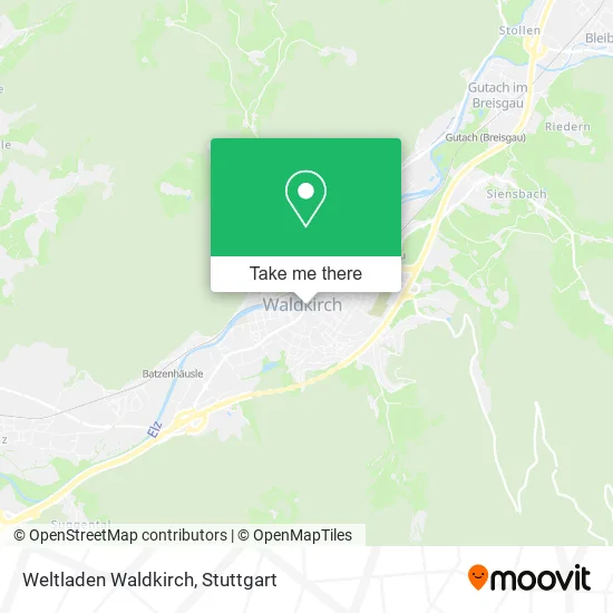 Карта Weltladen Waldkirch