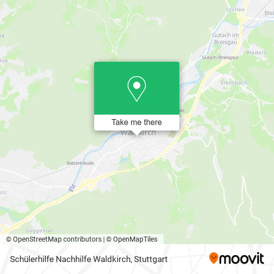 Карта Schülerhilfe Nachhilfe Waldkirch