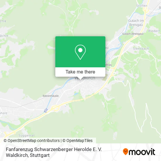 Карта Fanfarenzug Schwarzenberger Herolde E. V. Waldkirch