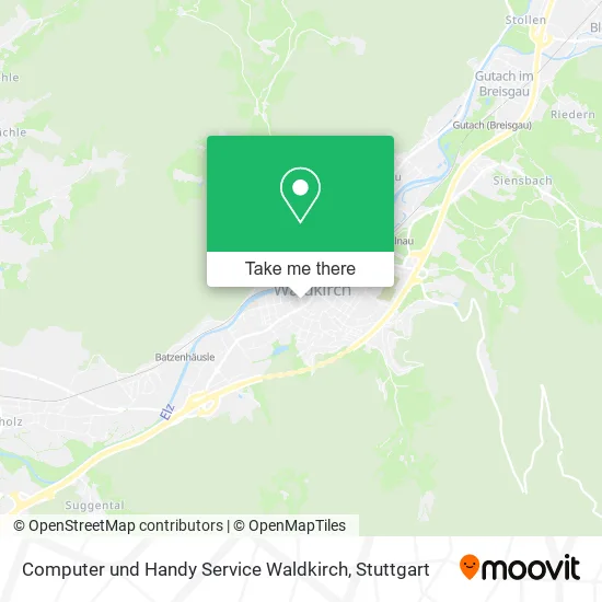 Карта Computer und Handy Service Waldkirch