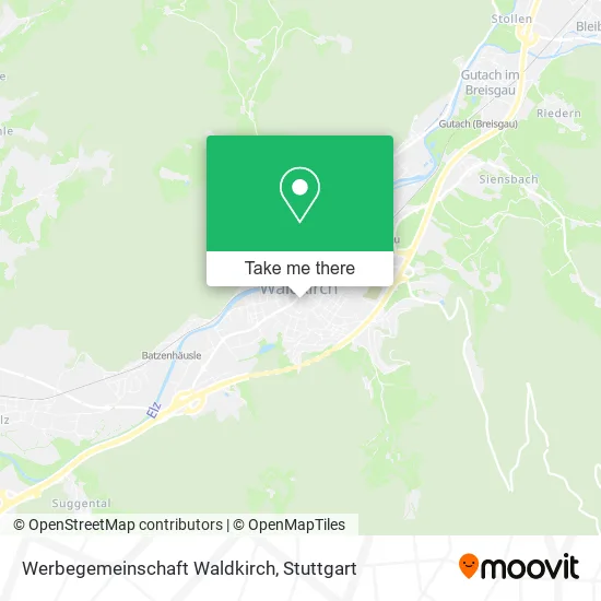Карта Werbegemeinschaft Waldkirch