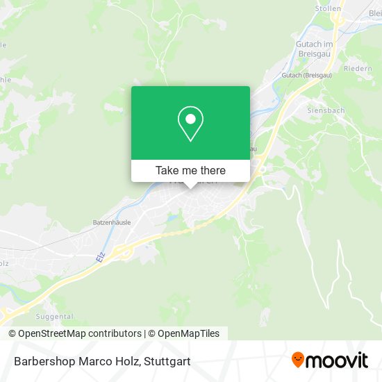 Barbershop Marco Holz map