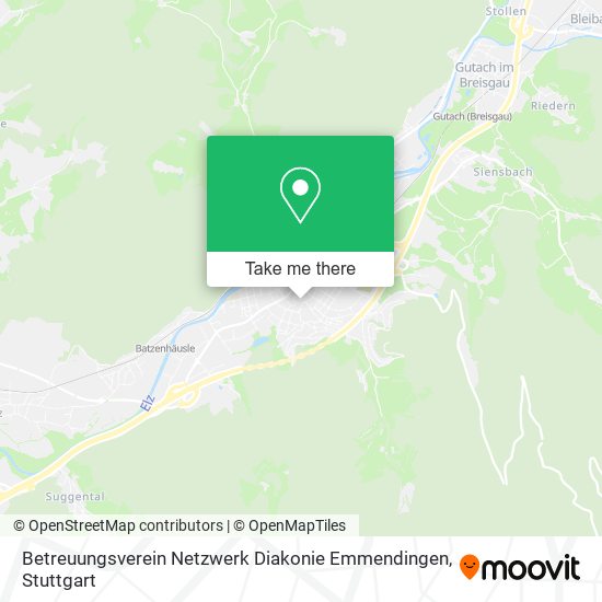 Betreuungsverein Netzwerk Diakonie Emmendingen map