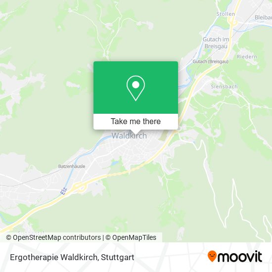 Ergotherapie Waldkirch map
