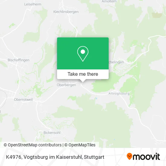 Карта K4976, Vogtsburg im Kaiserstuhl