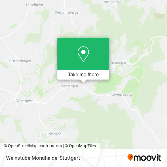 Карта Weinstube Mondhalde