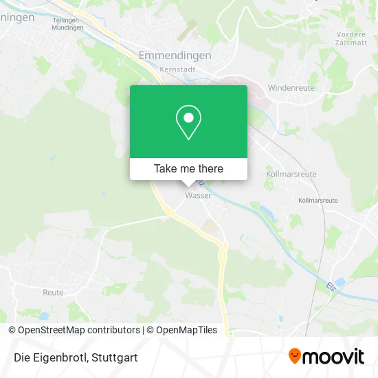 Карта Die Eigenbrotl