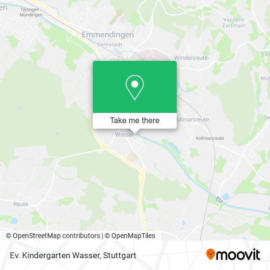 Ev. Kindergarten Wasser map