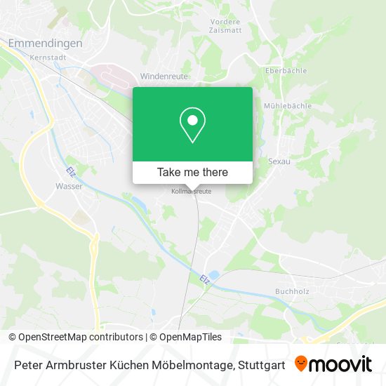 Peter Armbruster Küchen Möbelmontage map