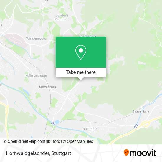 Карта Hornwaldgeischder