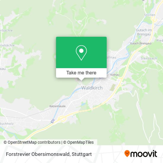 Карта Forstrevier Obersimonswald