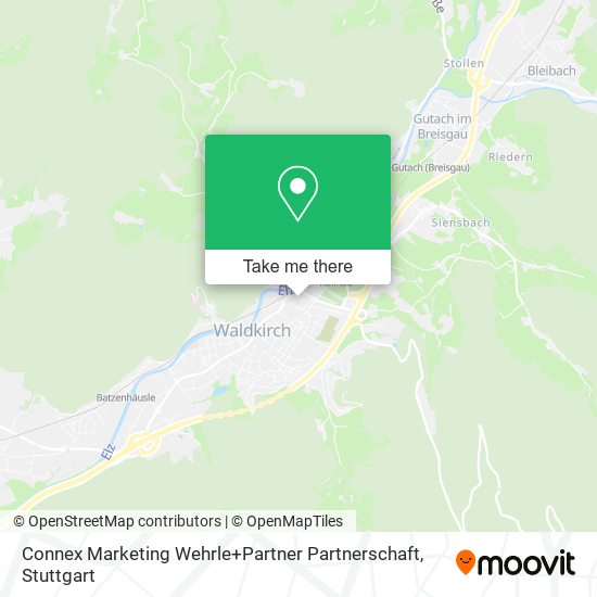 Connex Marketing Wehrle+Partner Partnerschaft map
