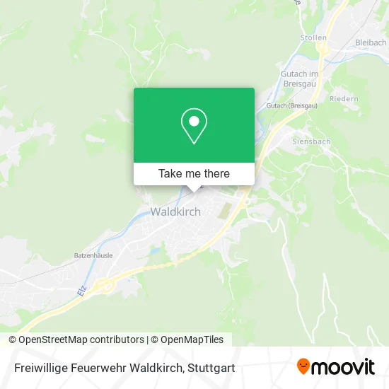 Карта Freiwillige Feuerwehr Waldkirch