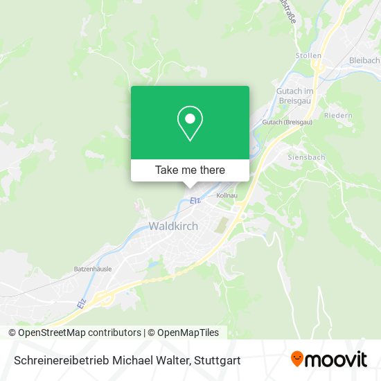 Карта Schreinereibetrieb Michael Walter