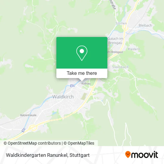 Карта Waldkindergarten Ranunkel