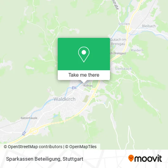 Карта Sparkassen Beteiligung