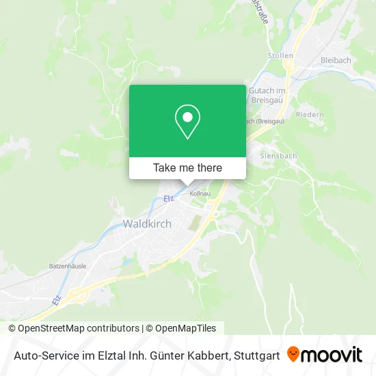 Карта Auto-Service im Elztal Inh. Günter Kabbert