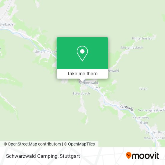 Schwarzwald Camping map
