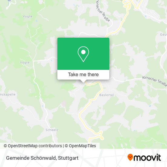 Gemeinde Schönwald map