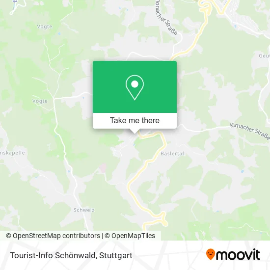 Карта Tourist-Info Schönwald
