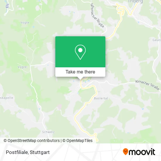 Карта Postfiliale