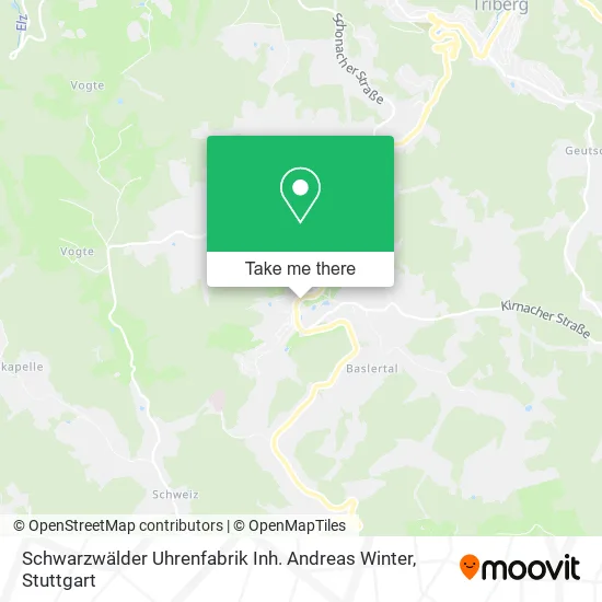 Карта Schwarzwälder Uhrenfabrik Inh. Andreas Winter
